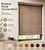 Brushed Wood Blinds | Real Wood Material, Smooth Cord Control System, New Arrival